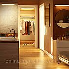 Акумуляторний світильник з датчиком руху 20см для освітлення приміщень яскраве світло на магнітах USB зарядка, фото 9