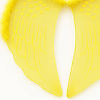 Крила Ангела М-764 жовті для фотосесій та свят легкі універсальні аксесуари, фото 2