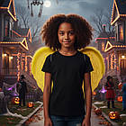 Крила Ангела М-764 жовті для фотосесій та свят легкі універсальні аксесуари, фото 5