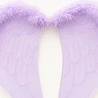 Крила Ангела фіолетові для фотосесій та свят легкі універсальні 40х35 см, фото 2