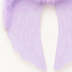 Крила Ангела фіолетові для фотосесій та свят легкі універсальні 40х35 см, фото 4