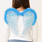 Крила Ангела М-764 блакитні для фотосесій свят та ранків легкі та зручні, фото 5