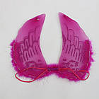 Ангелові крила темно-рожеві для дівчаток 40х35 см аксесуар для фотосесій свят і ранків, фото 9