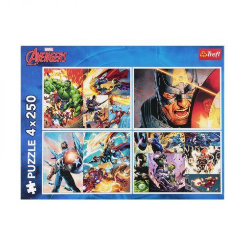 Пазли — (4х250 елм.) - "Герічні дні"/Trefl, фото 1