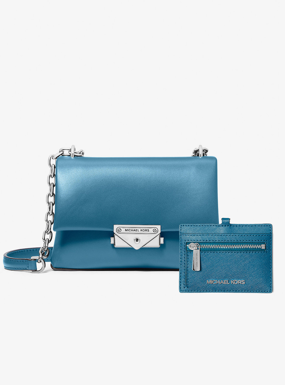 Жіночий набір Cece Michael Kors сумка та картхолдер у подарунковій упаковці 1159845856 Блакитний, фото 1
