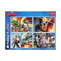 Пазли — (4х250 елм.) - "Герічні дні"/Trefl