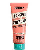 Безсульфатний шампунь для сухого та пошкодженого волосся з насінням льону Beany, 250 мл