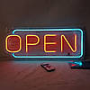 Неонова LED Вивіска "Open" (200х485 мм) – Яскравий Індикатор Роботи, фото 2