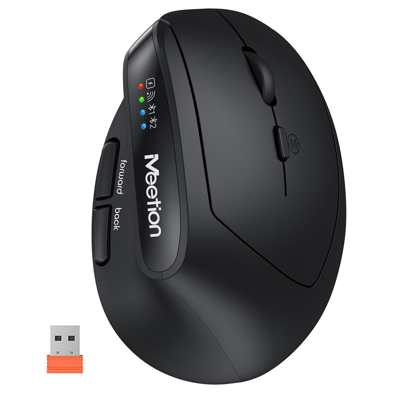 Миша комп'ютерна бездротова MEETION BTM008 Black (MT-BTM008-A), фото 1