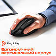 Миша комп'ютерна бездротова MEETION BTM008 Black (MT-BTM008-A), фото 2