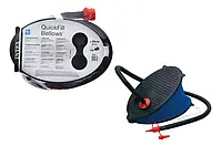 Ножний насос для надувних виробів INTEX 29 см з клапаном 2 в 1, синій (69611)