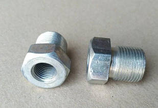 Штуцер перхідник під кран КР-2 М22*1,5-К1/4' (без обігрівача) 45А-1301009-Б