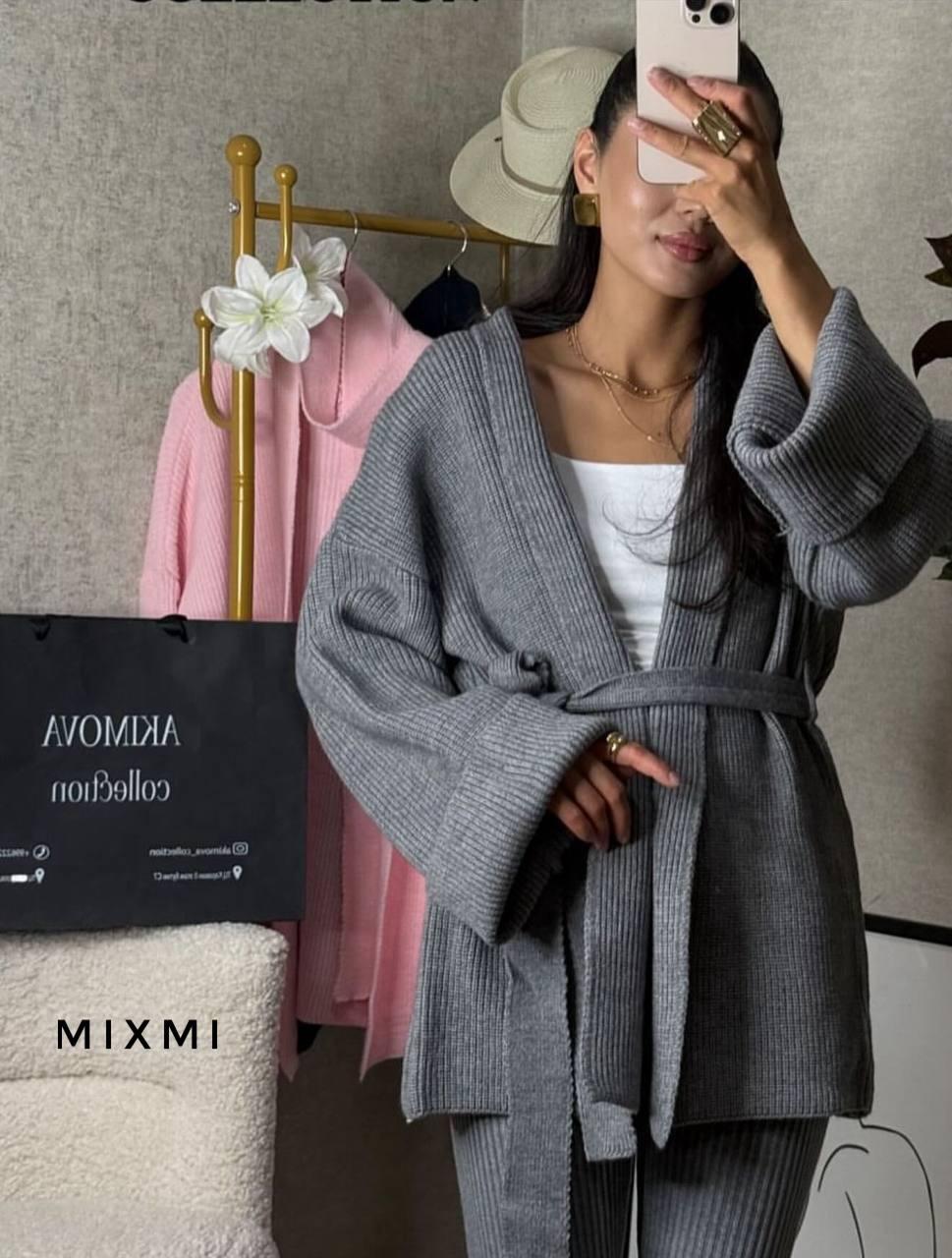 Костюм жіночий двійка рубчик начос Модель: 863/864-7015 Колір: базовий, фото 1