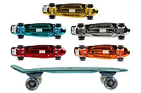 Скейтборд пластиковий з PU покриттям GSK-0005 в асортименті (GSK-0005)