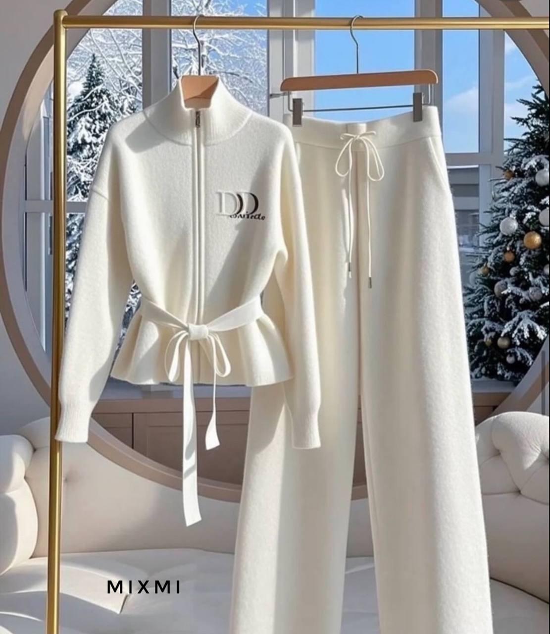 Костюм жіночий двійка з двосторонньої ангори Модель: 863/864-7141, фото 1