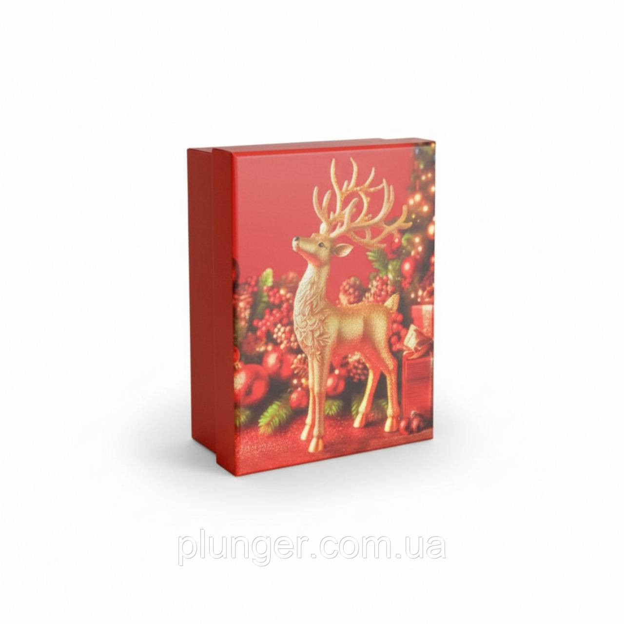 Коробка подарункова «Олень» 29см*22см*12.5см, фото 1
