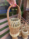 Корзинка для банки на освячення води, обʼємом на 1.5л, фото 8