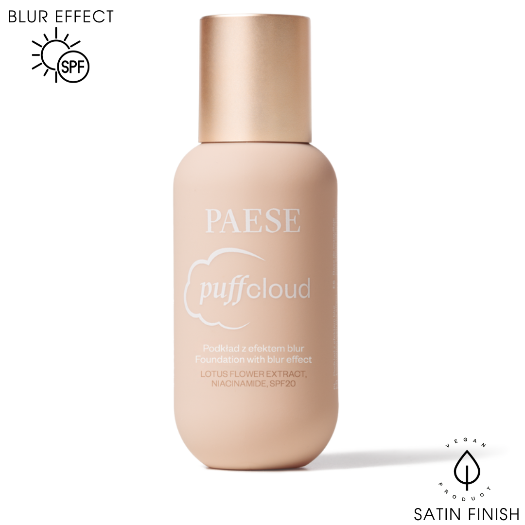 Тональний крем Вирівнюючий SPF 20 Puff Cloud Blur Effect Paese 37ml, фото 1