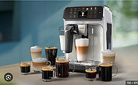 Кавомашина PHILIPS Series 4400 LatteGo EP4443/70 Електрокаварка для кави Кавоварка побутова для дому кухні Професійна