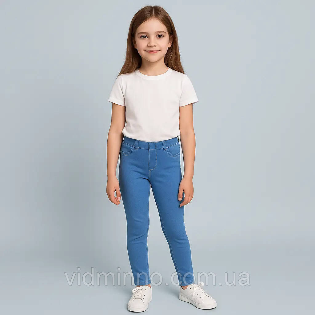 Теплі лосини штани легінси Lupilu на дівчинку, на флісі (хутрі) р.86-92 - 12-24 місяці, фото 1