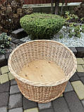 Плетений кошик круглої форми під горщик з ялинкою D-50см, фото 6