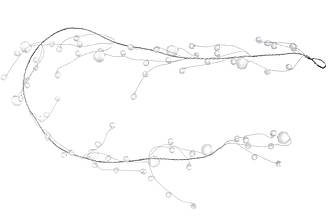 Гірлянда з кристалами 110 см BonaDi 839-394