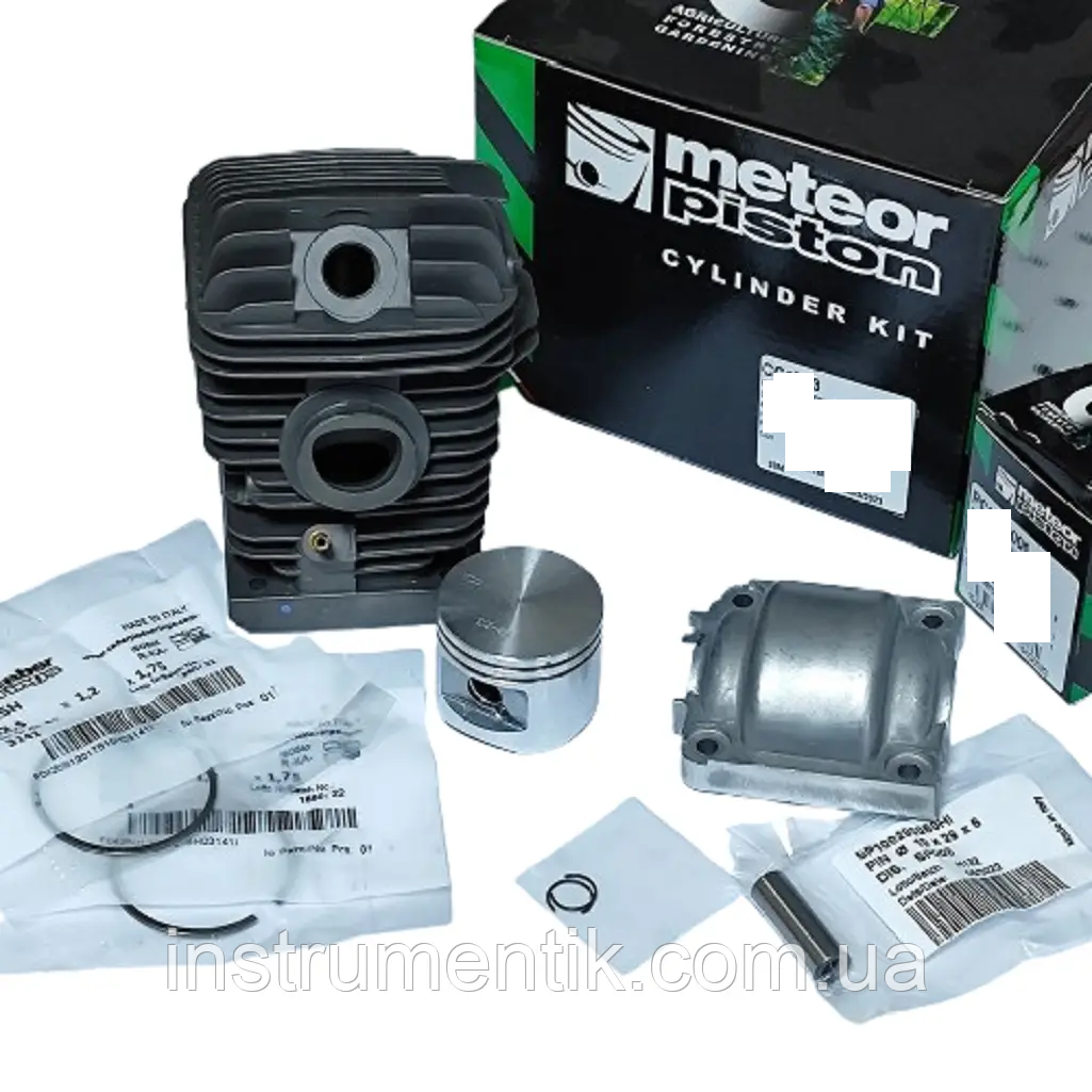 Циліндр та поршень Meteor для бензопил MS 250, фото 1