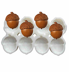 Силіконовий молд для шоколаду та ін "Жолуді"