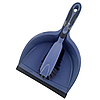 Набір для прибирання AquaPur совок і щітка блакитний (78333), фото 2