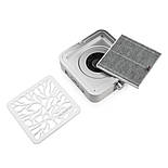 Витяжка Musson X3 SILVER з вугільним НЕРА-фільтром 72W для манікюру та педикюру, silver, фото 3