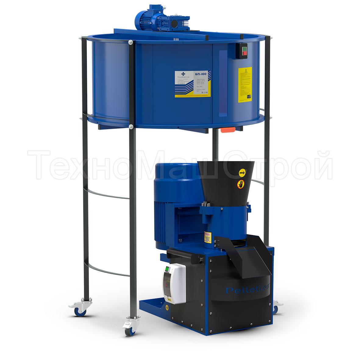 Гранулятор ОГП — 200 7,5 кВт + Бункер живильник «БП - 400» 380В, фото 1