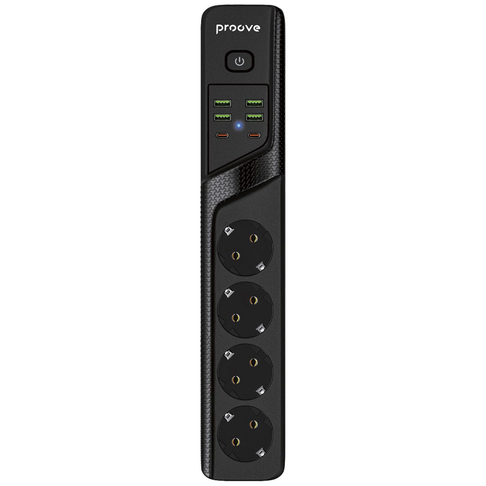 Подовжувач Proove Power Strip P-04 3M, фото 1