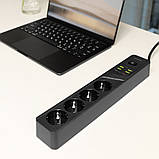 Подовжувач Proove Power Strip P-04 3M, фото 6