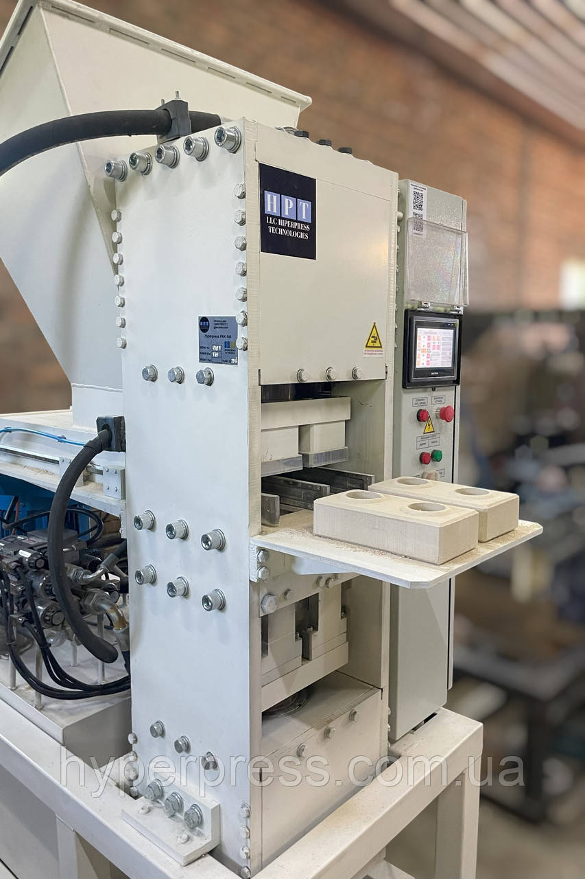 Гіперпрес ПАК-140 (2025) — промисловий прес для виготовлення цегли та бруківки, фото 1