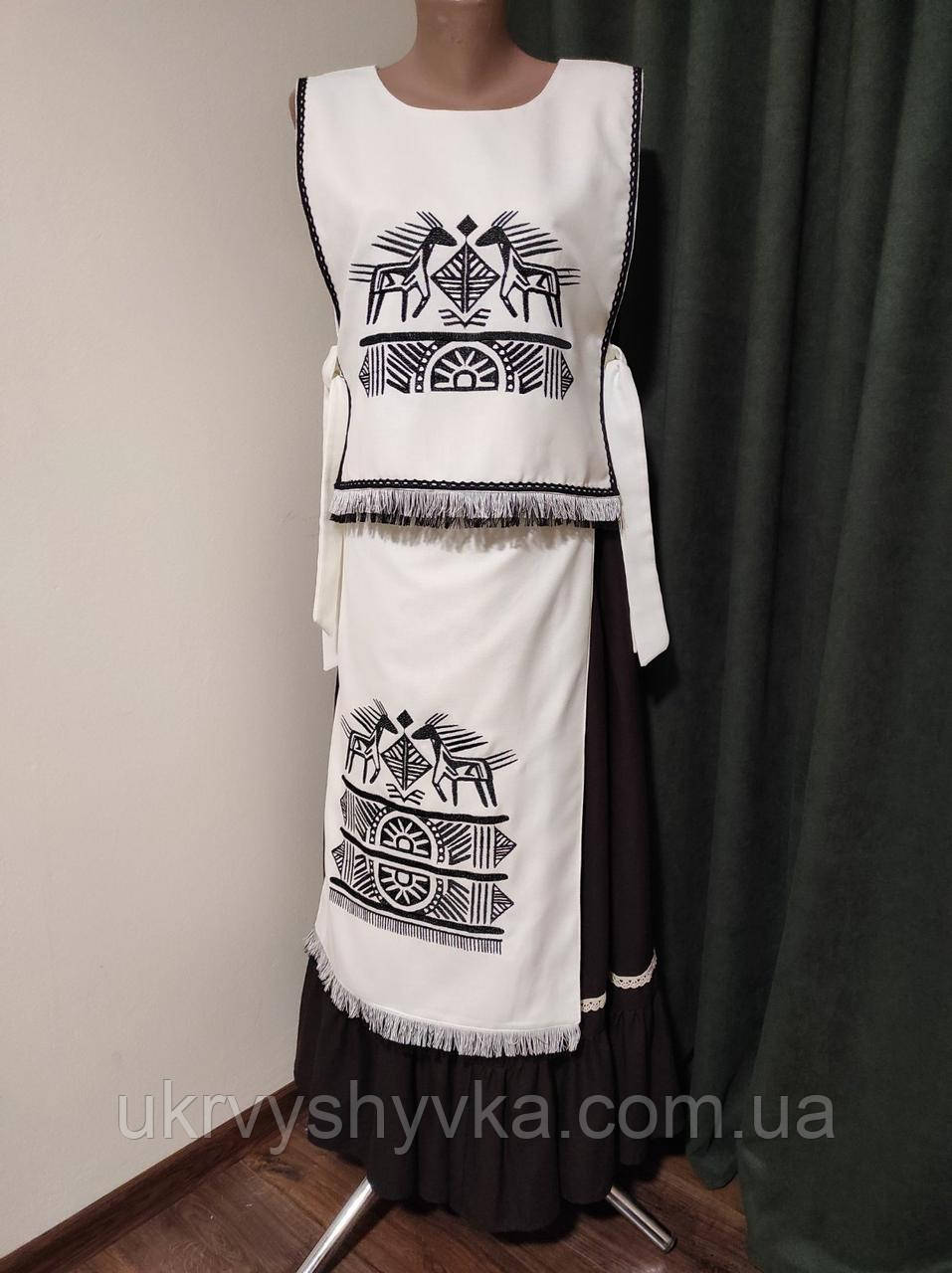 Традиційний костюм з стародавньою вишивкою "Трипілля", фото 1