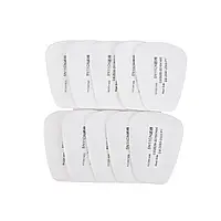 Бавовняний змінний фільтр для маски-респіратора Hots Professional Chemical Grey HP6200+10, 10 шт (HP6002)