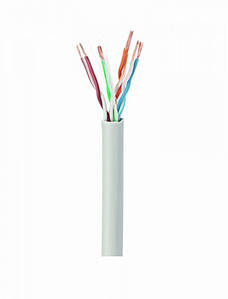 Кабель вита пара Cablexpert (UPC-5004E-L) CAT5e, багатожильний, алюміній під міддю (CCA с AWG24), неекранірований, 305м