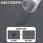 Суперпоглинальний килимок нековзний для сушіння посуду суперабсорбувальний 29*39 см чорний, фото 7