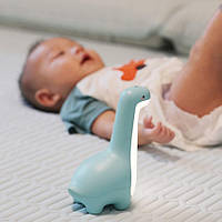 Світильник нічник милий Динозаврик брахіозавр із вбудованим акумулятором Blue