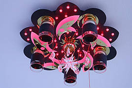 Люстра "космос" на 6 лампочок з підсвіткою VALESO V 70118-5+1-500