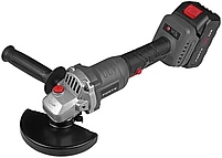 Акумуляторна кутова шліфмашина 125 мм, 21 В, 4 А·год, 850 Вт, безщіткова, з регулюванням обертів — Forte AG-21BC, фото 2