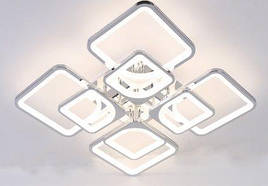 Люстра світлодіодна VALESO V K39047-4+4 CR з пультом