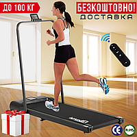Бігова Доріжка з Пультом для Ходьби до 100 кг Компактна Бігова Доріжка Електрична ABARQS Walking Pad BZ-38.20 для Дому