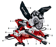 Пила торцювальна Einhell TC-SM 2534 Dual