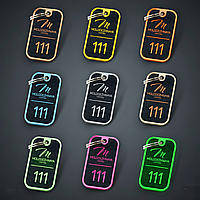 Купити номерки для гардероба на металі з Вашим логотипом