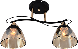 Люстра декоративна  V XA1248B/2 Gold+Black на 2 плафонів