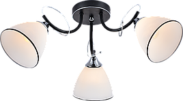 Люстра декоративна  V XA1226/3 Black+Chrome  на 3 плафони