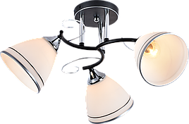 Люстра декоративна VALESO V XA1250C/3 Black+Chrome  на 3 плафони