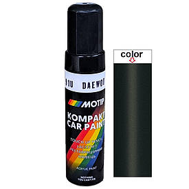 Олівець для авто Daewoo колір 91U темно-зелений металік Motip 12мл