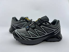 Чоловічі термо кросівки Salomon XT-6 waterproof Grey сірі водонепроникні